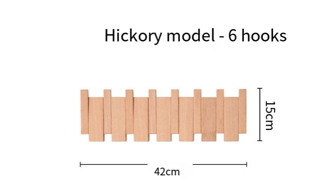 Chic Piano Key Wooden Coat Hanger