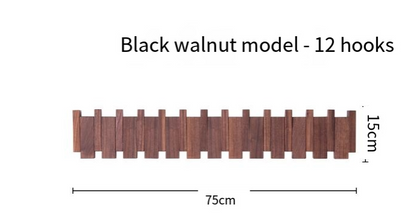Chic Piano Key Wooden Coat Hanger