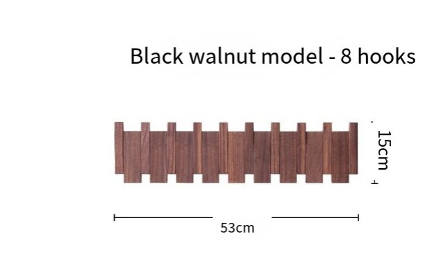 Chic Piano Key Wooden Coat Hanger
