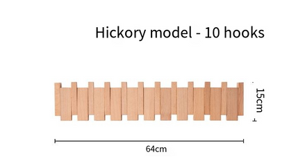 Chic Piano Key Wooden Coat Hanger