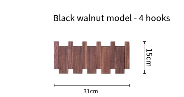 Chic Piano Key Wooden Coat Hanger