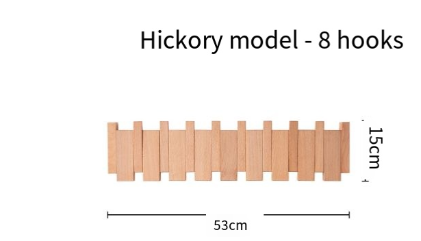 Chic Piano Key Wooden Coat Hanger