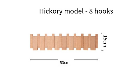 Chic Piano Key Wooden Coat Hanger