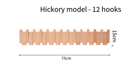 Chic Piano Key Wooden Coat Hanger
