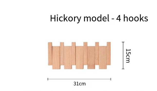 Chic Piano Key Wooden Coat Hanger